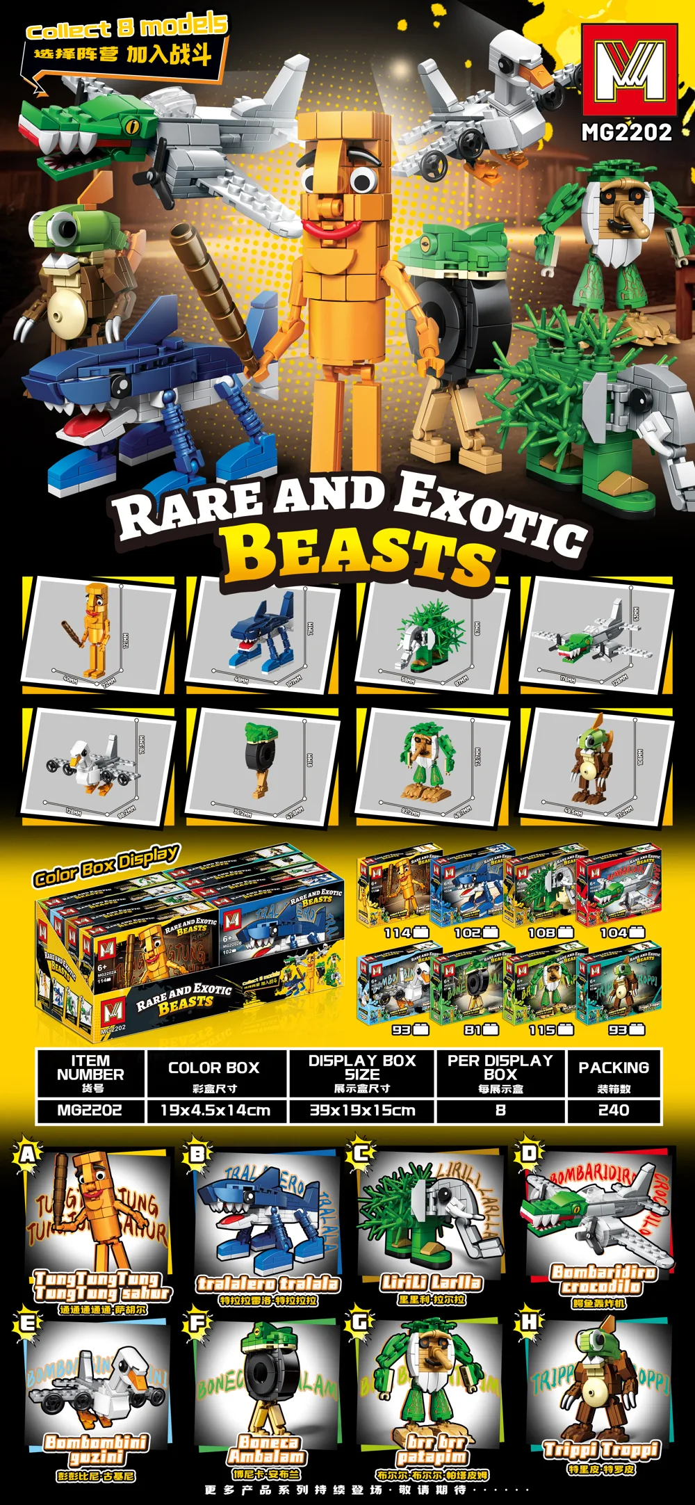 Creative & Collectibles Building Block Set MG2202