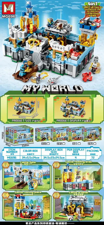 Creative & Collectibles Building Block Set MG696